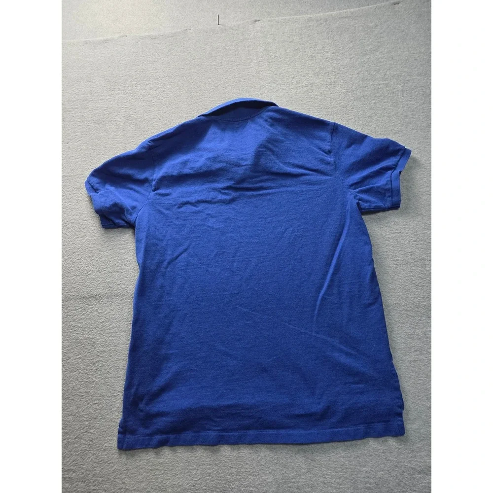 Polo Ralph Lauren Mens‎ Custom Fit Polo Shirt Royal Blue Lime Green Pony XL